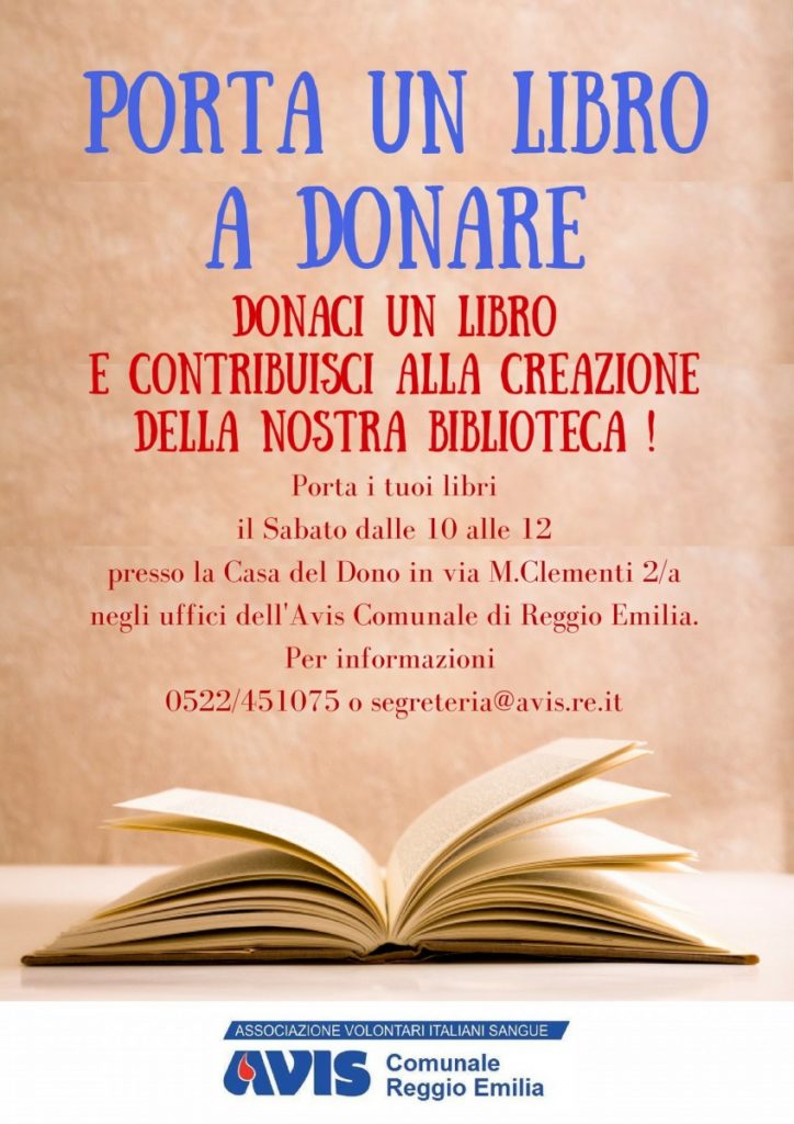 PORTA UN LIBRO A DONARE